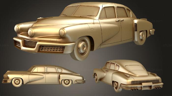 Автомобили и транспорт (Универсальный седан 40-х годов, CARS_1698) 3D модель для ЧПУ станка